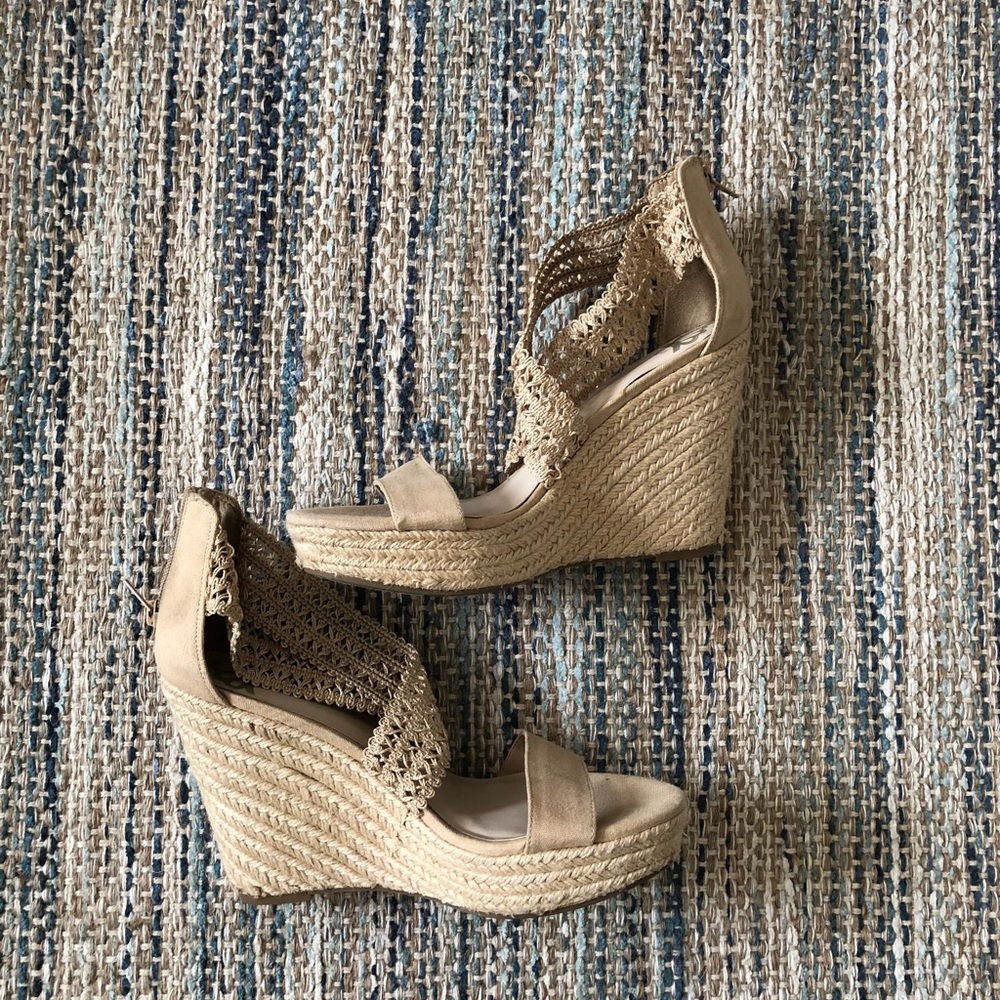 Tan Fergalicious Wedge